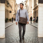 Cartable Homme en Cuir à Bandoulière – Style Rétro Authentique - Vignette | Sacs pour tous