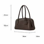 Sac bowling femme en cuir de vachette grainé - Vignette | Sacs pour tous