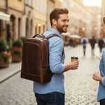 Sac à dos cuir de vachette homme – élégant et robuste - Vignette | Sacs pour tous
