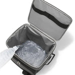 Glacière isotherme à roulettes – 35 L en tissu Oxford gris - Vignette | Sacs pour tous