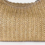 Pochette en paille tressée avec nœud – Élégance estivale au format mini - Vignette | Sacs pour tous