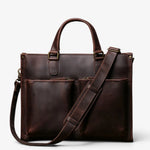Porte-documents cuir homme double poche vintage - Vignette | Sacs pour tous