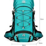 Sac à dos 60L trekking – Housse pluie & confort - Vignette | Sacs pour tous