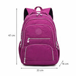Sac à dos collège fille fuchsia grande capacité - Vignette | Sacs pour tous