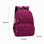Sac à dos collège fille fuchsia grande capacité - Vignette | Sacs pour tous