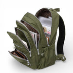 Sac à dos collège kaki grande capacité - Vignette | Sacs pour tous