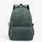 Sac à dos collège kaki grande capacité en nylon imperméable avec poches zippées