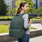 Sac à dos collège kaki grande capacité - Vignette | Sacs pour tous
