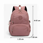 Sac à dos collège fille rose grande capacité - Vignette | Sacs pour tous