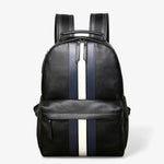 Sac à dos cuir homme – bandes contrastées élégantes - Vignette | Sacs pour tous