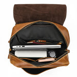 Sac à dos cuir vachette homme vintage rétro élégant - Vignette | Sacs pour tous