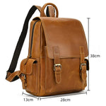 Sac à dos cuir vachette homme vintage rétro élégant - Vignette | Sacs pour tous