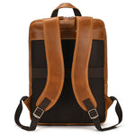 Sac à dos cuir vachette homme camel grande capacité - Vignette | Sacs pour tous