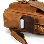 Sac à dos cuir vachette homme vintage rétro élégant - Vignette | Sacs pour tous