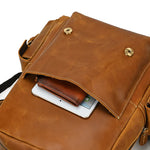 Sac à dos cuir vachette homme vintage rétro élégant - Vignette | Sacs pour tous