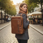 Sac à dos cuir de vachette ordinateur femme & homme - Vignette | Sacs pour tous