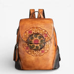 Sac à dos cuir de vachette motif ethnique – Élégance artisanale et authenticité - Vignette | Sacs pour tous