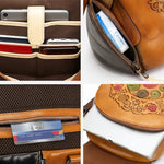 Sac à dos cuir de vachette motif ethnique – Élégance artisanale et authenticité - Vignette | Sacs pour tous