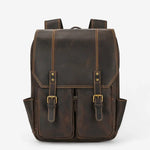 Sac à dos en cuir de vachette vintage pour homme – Élégance intemporelle - Vignette | Sacs pour tous