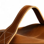 Sac à dos en cuir vintage homme à double poignée – format 35L - Vignette | Sacs pour tous