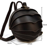 Sac à dos cuir vintage scarabée – original et artisanal - Vignette | Sacs pour tous