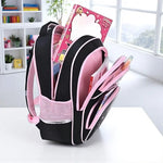 Sac à dos ergonomique fille chat – École primaire - Vignette | Sacs pour tous