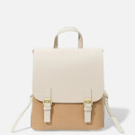 Sac à dos femme cuir véritable bicolore – élégant et structuré - Vignette | Sacs pour tous