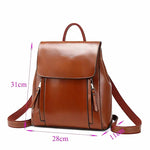 Sac à dos femme en cuir véritable – Élégance vintage & praticité moderne - Vignette | Sacs pour tous