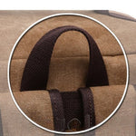 Sac à dos homme vintage en toile – grande capacité et style rétro - Vignette | Sacs pour tous