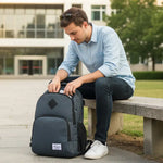 Sac à dos lycée avec port USB pour ordinateur portable - Vignette | Sacs pour tous