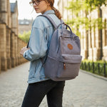 Sac à dos lycée en velours côtelé unisexe - Vignette | Sacs pour tous