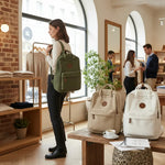 Sac à dos lycée en velours côtelé unisexe - Vignette | Sacs pour tous