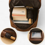 Sac à dos ordinateur cuir synthétique – imperméable et pratique - Vignette | Sacs pour tous