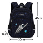 Sac à dos ergonomique 3 pièces astronaute noir – École primaire & collège - Vignette | Sacs pour tous