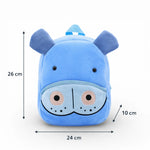 Sac à dos maternelle en peluche hippopotame - Vignette | Sacs pour tous