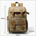 Sac à dos photo toile imperméable vintage - Vignette | Sacs pour tous