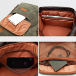 Sac à dos photo en toile cirée – vintage, étanche et modulable - Vignette | Sacs pour tous