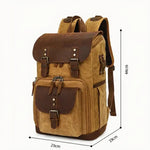 Sac photo vintage toile & cuir de vachette – compartiment modulable - Vignette | Sacs pour tous