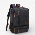 Sac à dos en toile pour homme étudiant – résistant et spacieux - Vignette | Sacs pour tous