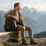 Sac à dos vintage homme en cuir véritable – Élégant et robuste - Vignette | Sacs pour tous