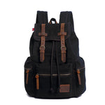 Sac à dos vintage en toile marron – Pratique & résistant - Vignette | Sacs pour tous