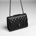 Sac à main matelassé noir – Chic, compact et moderne - Vignette | Sacs pour tous