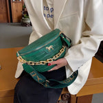 Sac banane femme croco avec chaîne dorée - Vignette | Sacs pour tous