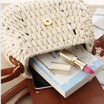 Sac à bandoulière bohème en paille – Élégance tressée et style naturel - Vignette | Sacs pour tous