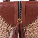 Sac à bandoulière bohème en paille – Élégance tressée et style naturel - Vignette | Sacs pour tous