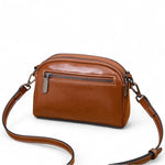 Sac bandoulière cuir marron – Compact et raffiné - Vignette | Sacs pour tous