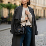 Sac bandoulière cuir de vachette – format compact & élégant - Vignette | Sacs pour tous