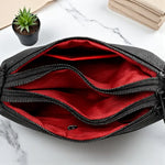 Sac à bandoulière femme cuir véritable – Élégant et pratique - Vignette | Sacs pour tous