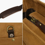 Sac bandoulière homme toile & cuir – modèle urbain - Vignette | Sacs pour tous