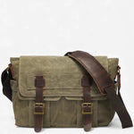 Sac bandoulière homme toile & cuir – modèle urbain - Vignette | Sacs pour tous